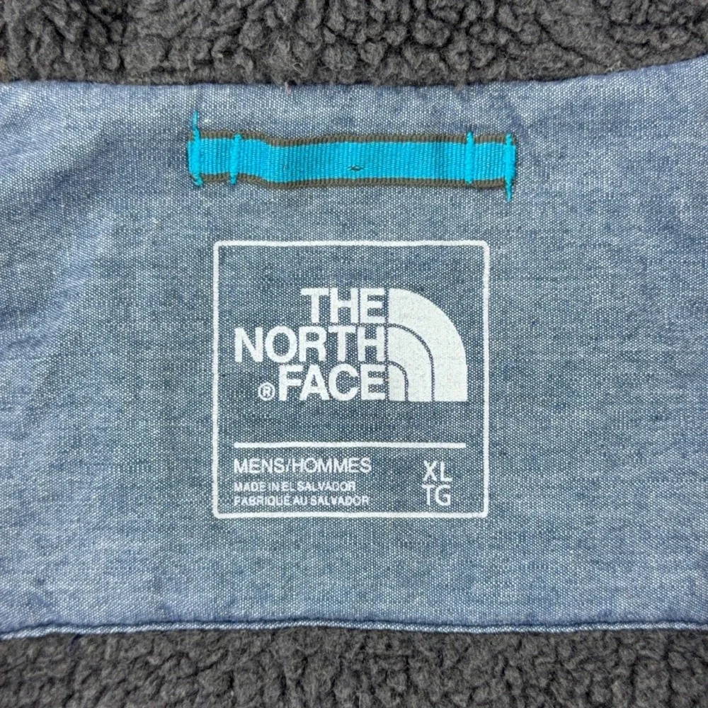 The‎ North Face Hoodie Mens XL Black Sherpa Fleece Lined Full Zip Heavyweight